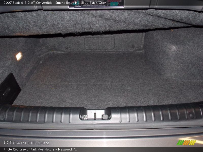 Smoke Beige Metallic / Black/Gray 2007 Saab 9-3 2.0T Convertible