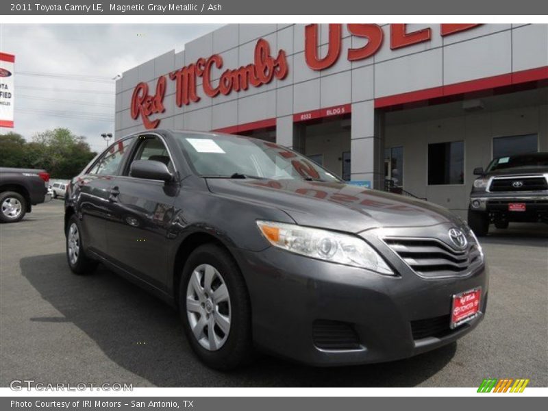 Magnetic Gray Metallic / Ash 2011 Toyota Camry LE