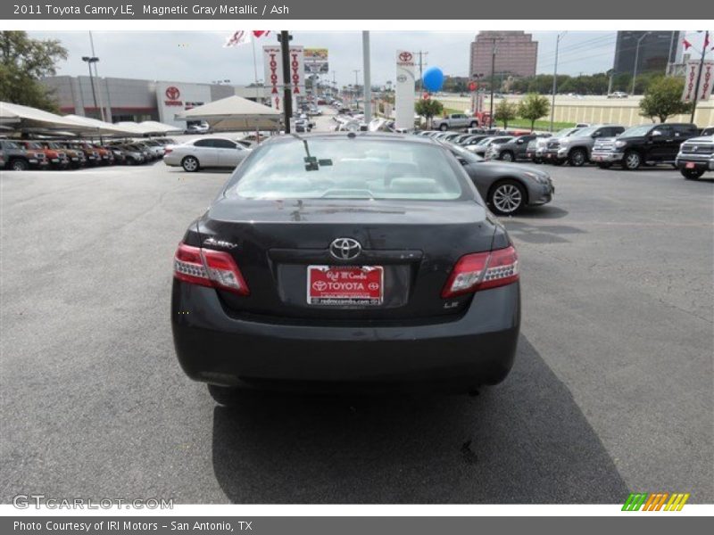 Magnetic Gray Metallic / Ash 2011 Toyota Camry LE