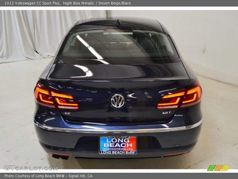 Night Blue Metallic / Desert Beige/Black 2013 Volkswagen CC Sport Plus