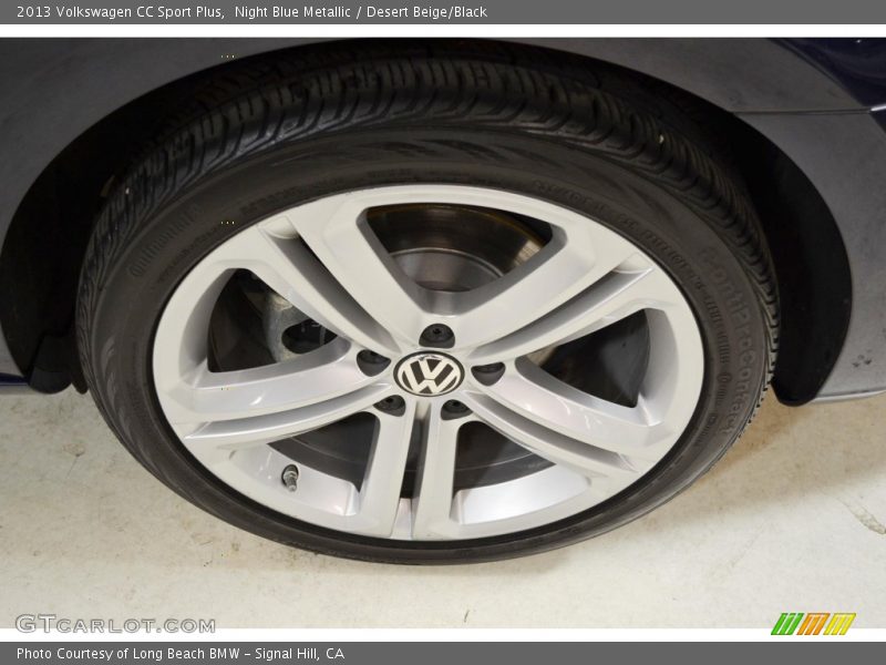 Night Blue Metallic / Desert Beige/Black 2013 Volkswagen CC Sport Plus