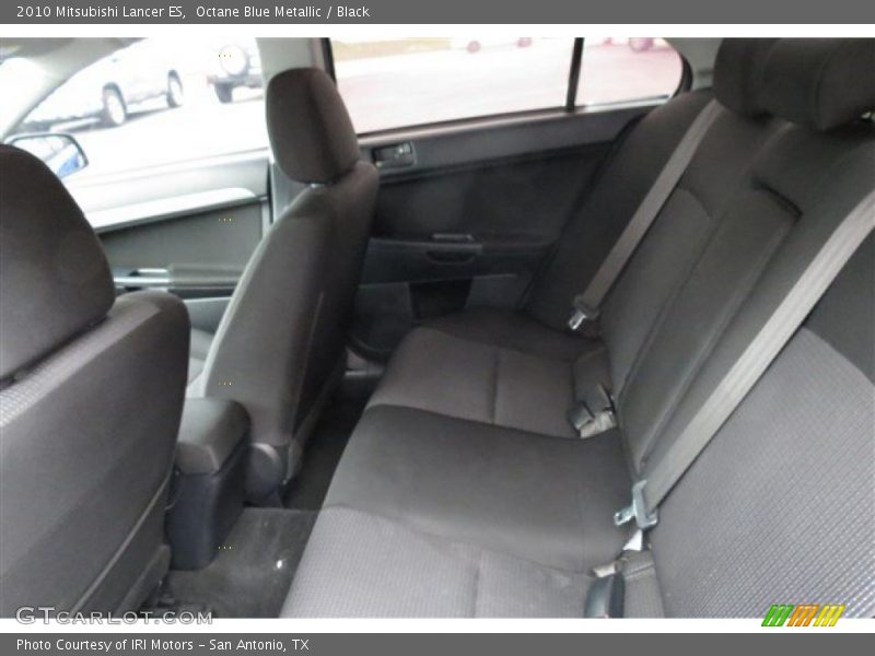 Octane Blue Metallic / Black 2010 Mitsubishi Lancer ES