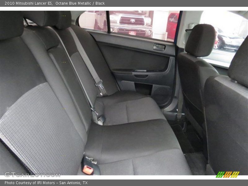 Octane Blue Metallic / Black 2010 Mitsubishi Lancer ES