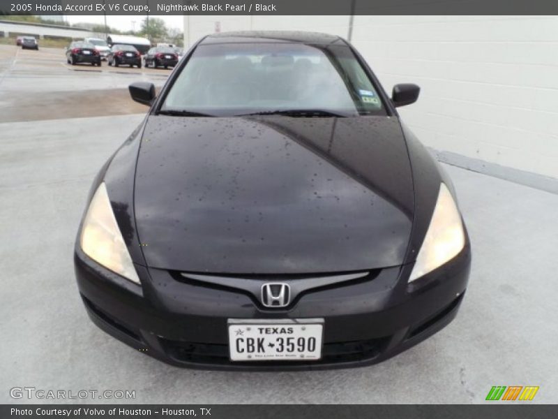 Nighthawk Black Pearl / Black 2005 Honda Accord EX V6 Coupe