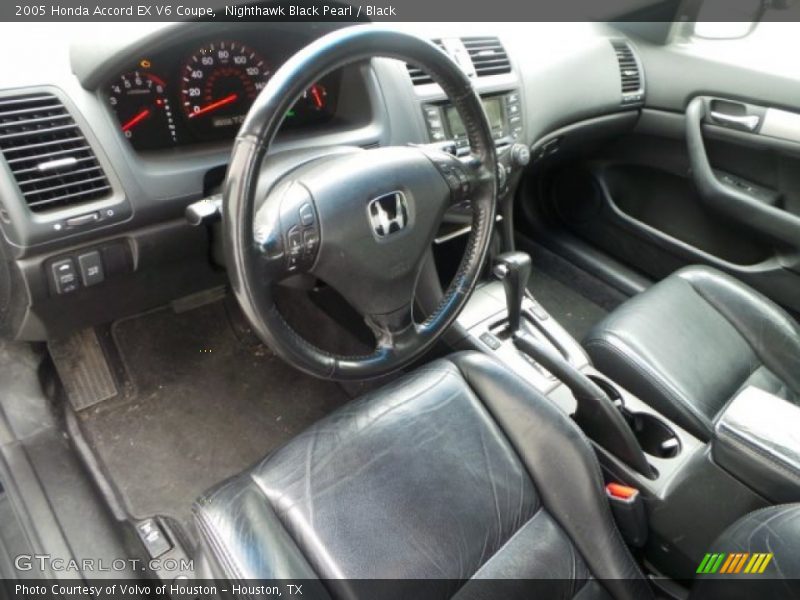 Nighthawk Black Pearl / Black 2005 Honda Accord EX V6 Coupe