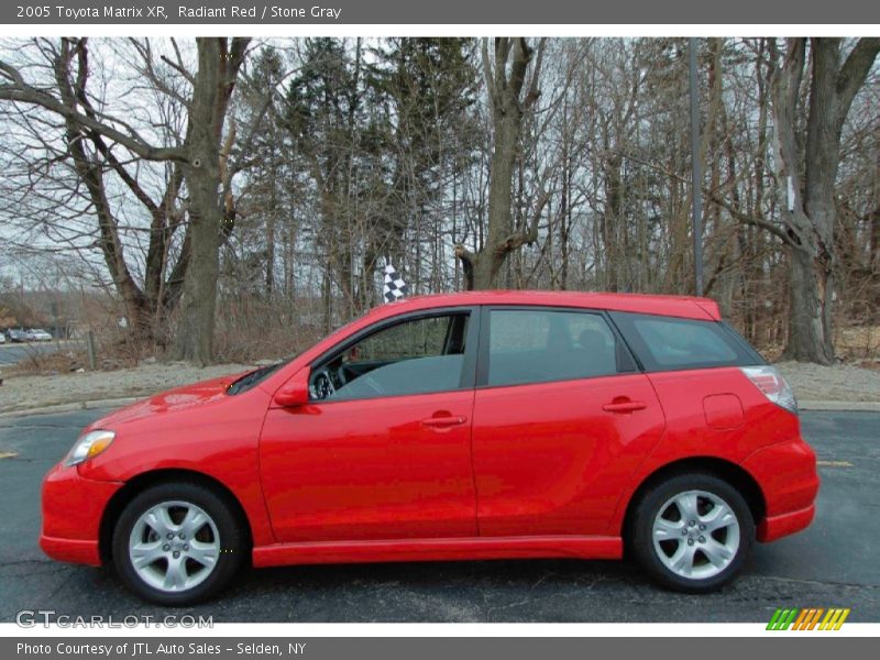 Radiant Red / Stone Gray 2005 Toyota Matrix XR