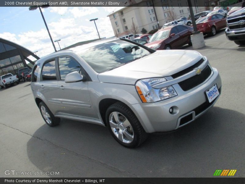 Silverstone Metallic / Ebony 2008 Chevrolet Equinox Sport AWD