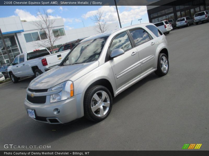 Silverstone Metallic / Ebony 2008 Chevrolet Equinox Sport AWD