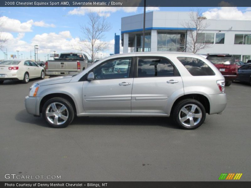 Silverstone Metallic / Ebony 2008 Chevrolet Equinox Sport AWD