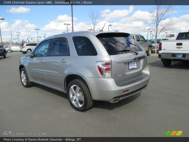 Silverstone Metallic / Ebony 2008 Chevrolet Equinox Sport AWD