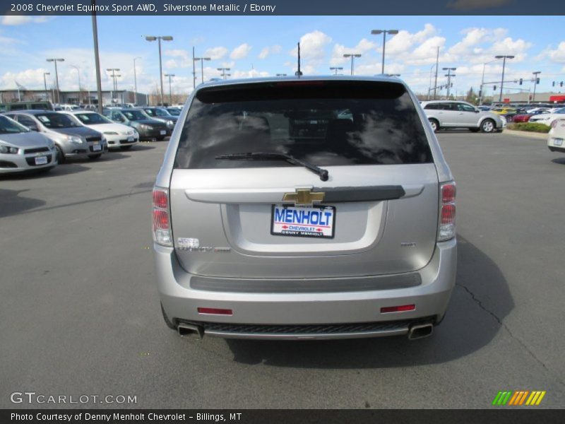Silverstone Metallic / Ebony 2008 Chevrolet Equinox Sport AWD