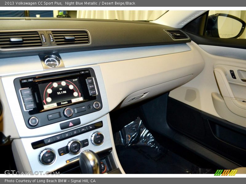 Night Blue Metallic / Desert Beige/Black 2013 Volkswagen CC Sport Plus