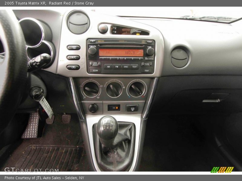 Radiant Red / Stone Gray 2005 Toyota Matrix XR