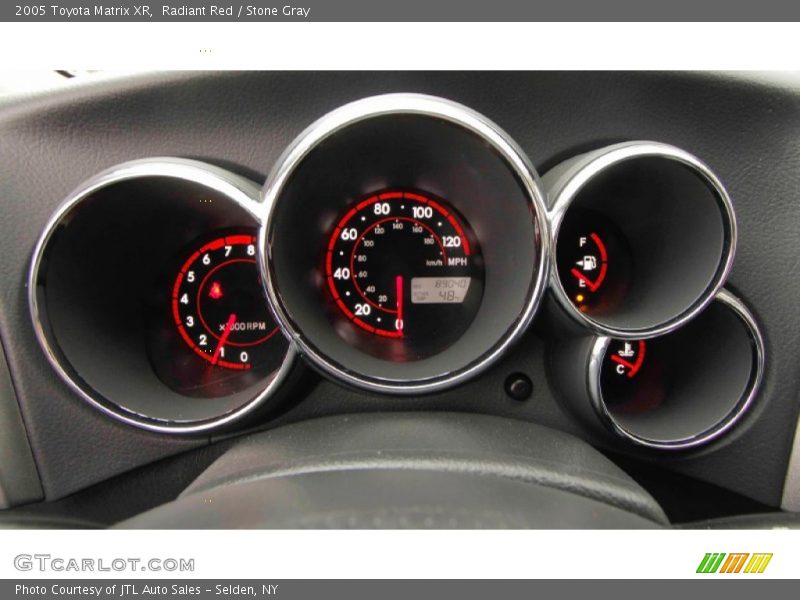 Radiant Red / Stone Gray 2005 Toyota Matrix XR