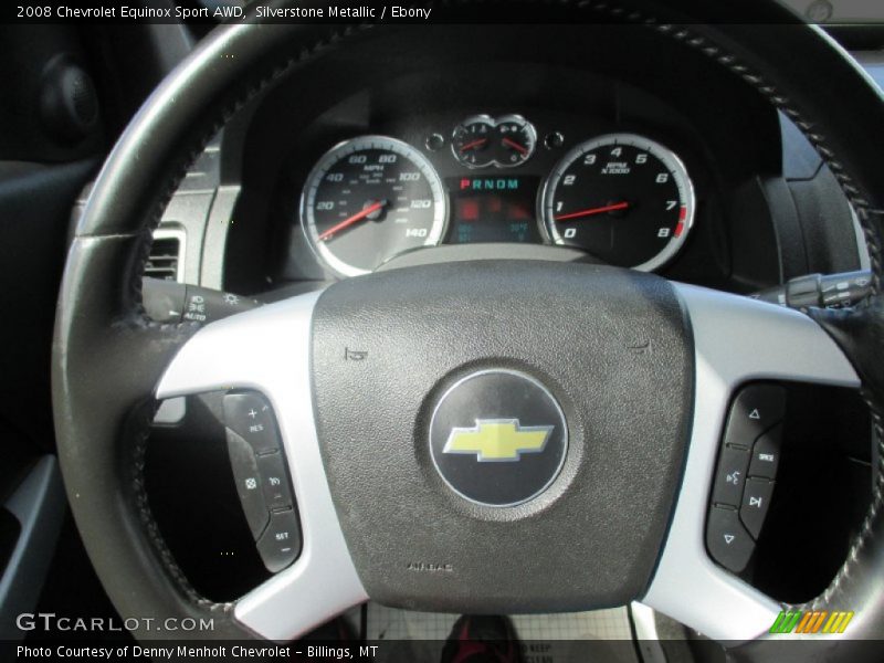 Silverstone Metallic / Ebony 2008 Chevrolet Equinox Sport AWD