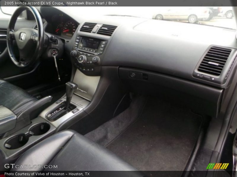 Nighthawk Black Pearl / Black 2005 Honda Accord EX V6 Coupe