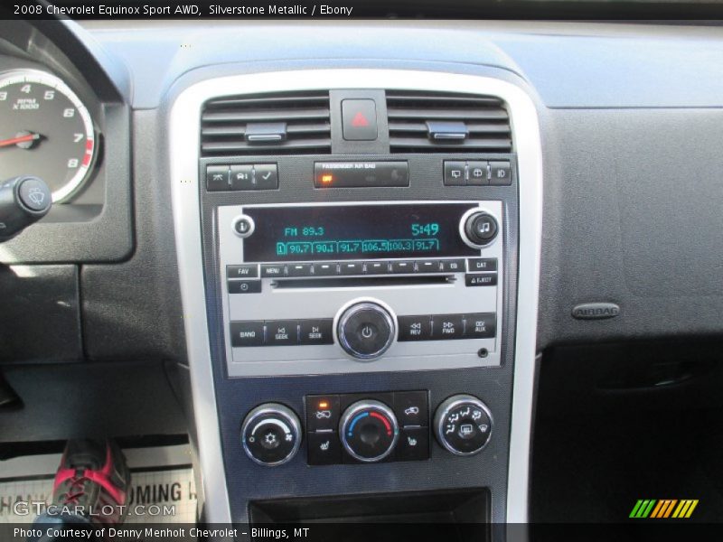 Silverstone Metallic / Ebony 2008 Chevrolet Equinox Sport AWD