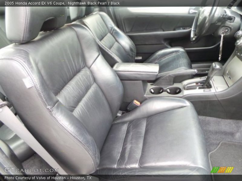 Nighthawk Black Pearl / Black 2005 Honda Accord EX V6 Coupe