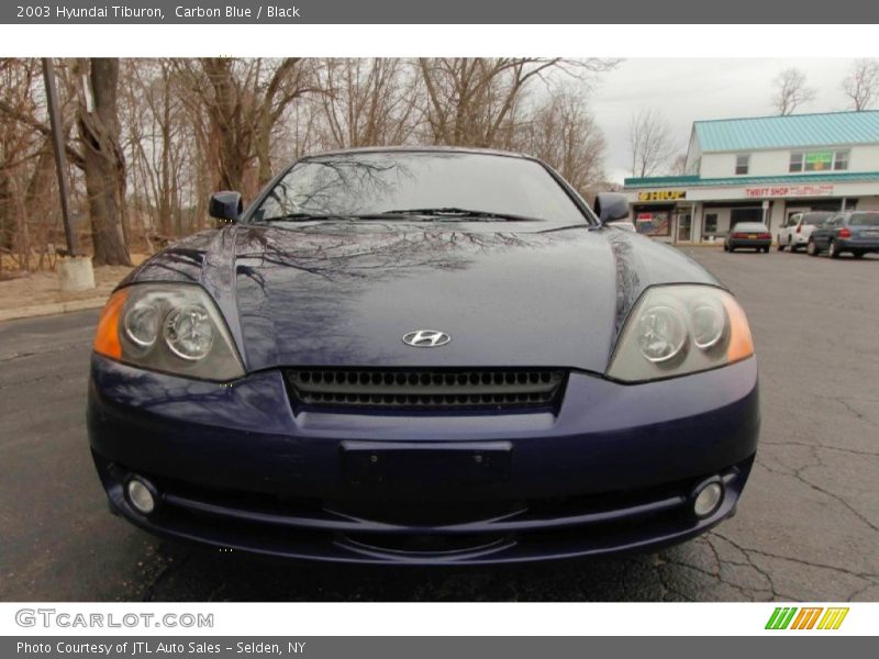 Carbon Blue / Black 2003 Hyundai Tiburon