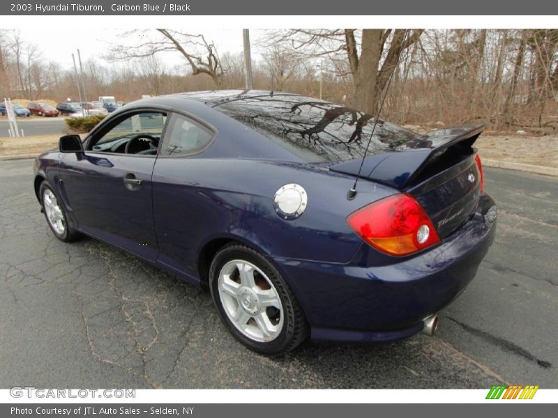Carbon Blue / Black 2003 Hyundai Tiburon