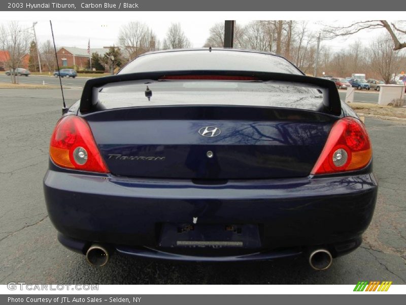 Carbon Blue / Black 2003 Hyundai Tiburon