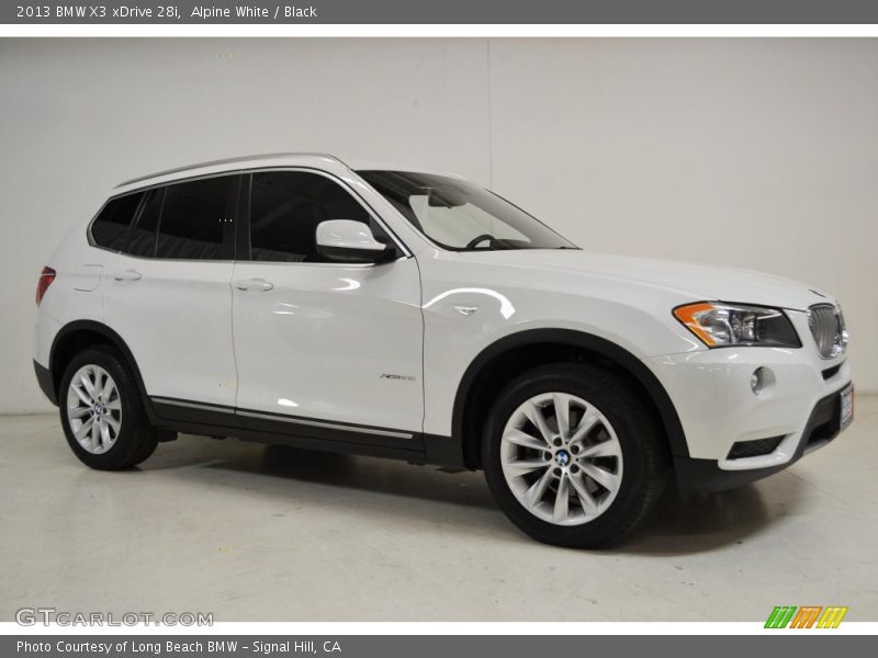 Alpine White / Black 2013 BMW X3 xDrive 28i