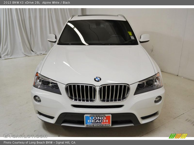 Alpine White / Black 2013 BMW X3 xDrive 28i