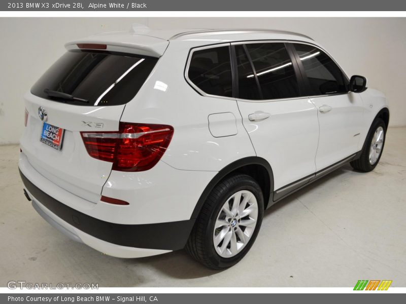 Alpine White / Black 2013 BMW X3 xDrive 28i