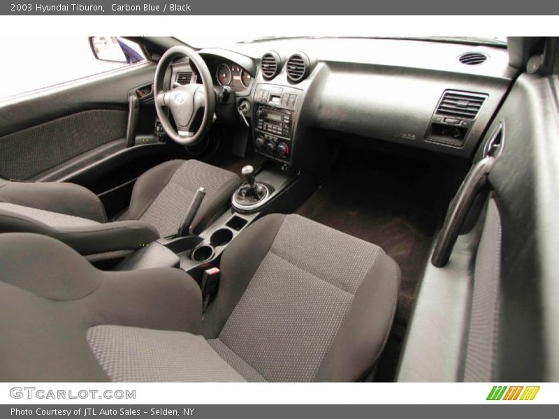 Carbon Blue / Black 2003 Hyundai Tiburon