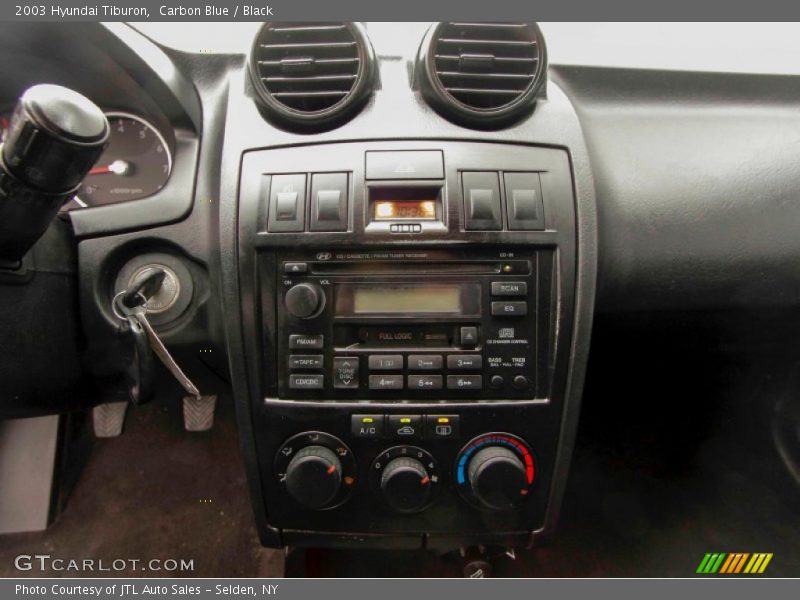 Carbon Blue / Black 2003 Hyundai Tiburon