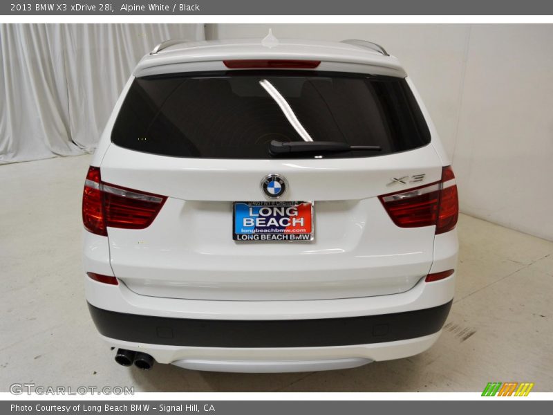 Alpine White / Black 2013 BMW X3 xDrive 28i