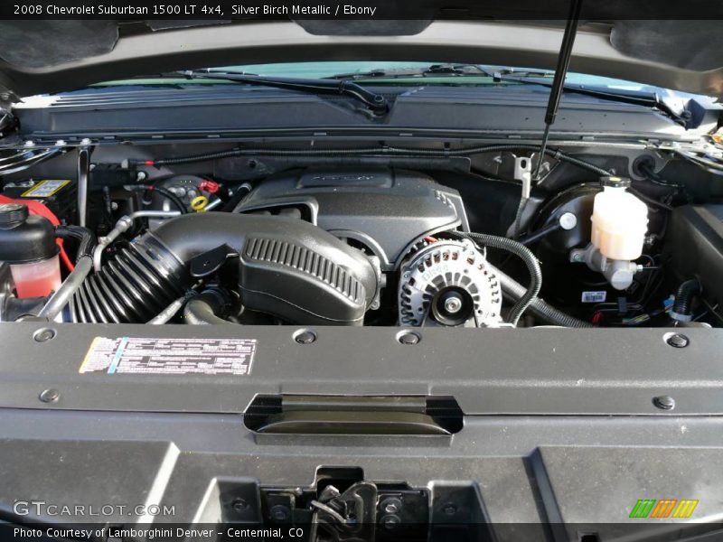 Silver Birch Metallic / Ebony 2008 Chevrolet Suburban 1500 LT 4x4