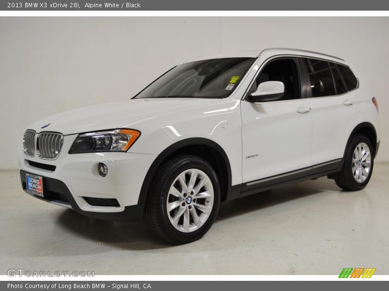 Alpine White / Black 2013 BMW X3 xDrive 28i