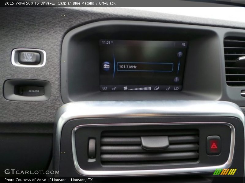 Caspian Blue Metallic / Off-Black 2015 Volvo S60 T5 Drive-E