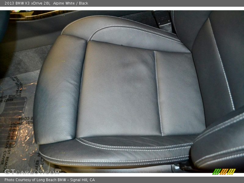 Alpine White / Black 2013 BMW X3 xDrive 28i