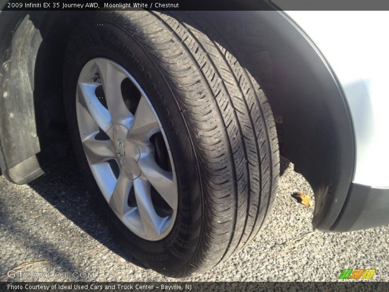Moonlight White / Chestnut 2009 Infiniti EX 35 Journey AWD