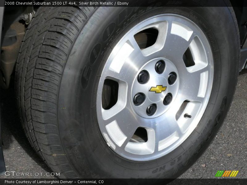Silver Birch Metallic / Ebony 2008 Chevrolet Suburban 1500 LT 4x4