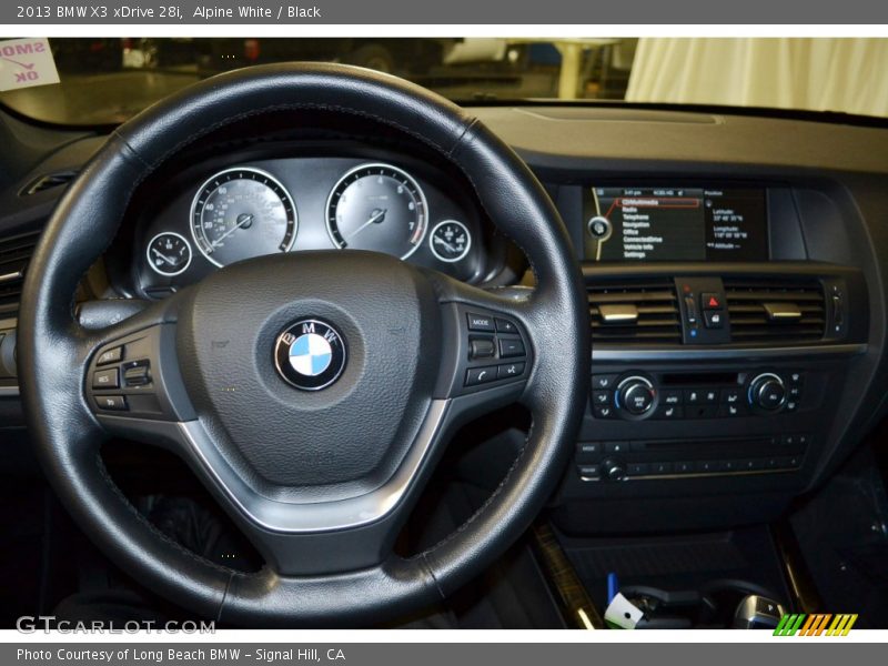 Alpine White / Black 2013 BMW X3 xDrive 28i