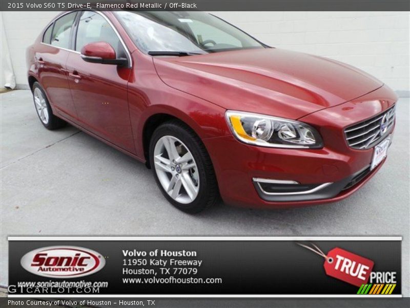 Flamenco Red Metallic / Off-Black 2015 Volvo S60 T5 Drive-E