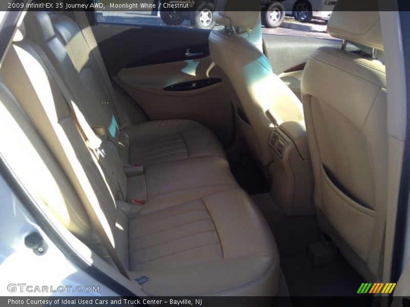 Moonlight White / Chestnut 2009 Infiniti EX 35 Journey AWD