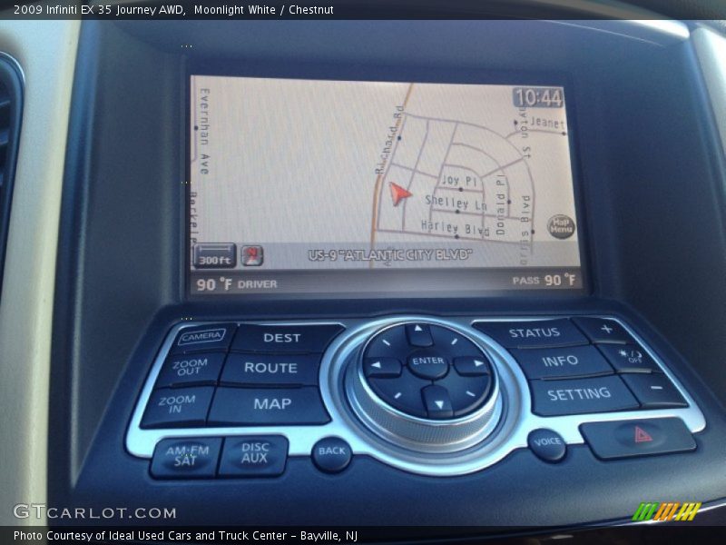 Moonlight White / Chestnut 2009 Infiniti EX 35 Journey AWD