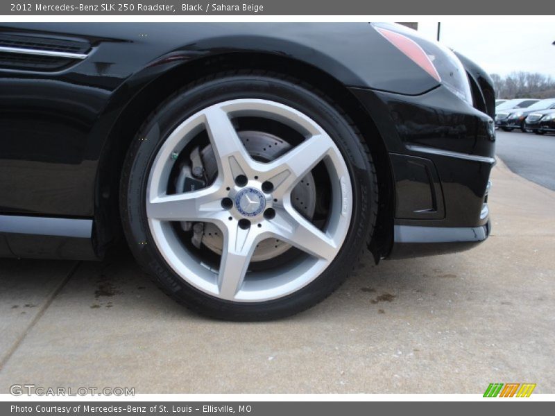 Black / Sahara Beige 2012 Mercedes-Benz SLK 250 Roadster