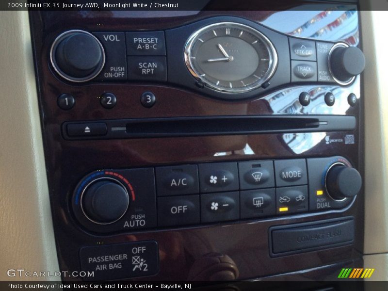 Moonlight White / Chestnut 2009 Infiniti EX 35 Journey AWD