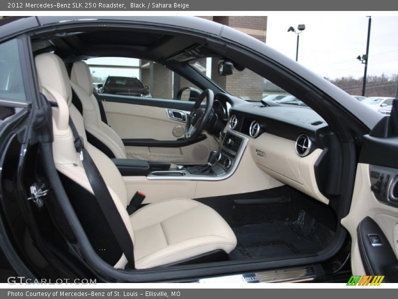 Black / Sahara Beige 2012 Mercedes-Benz SLK 250 Roadster