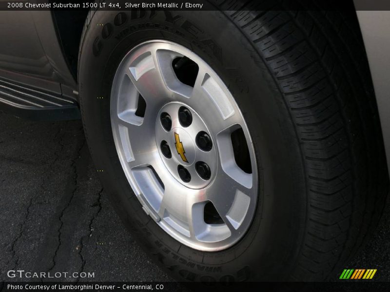 Silver Birch Metallic / Ebony 2008 Chevrolet Suburban 1500 LT 4x4