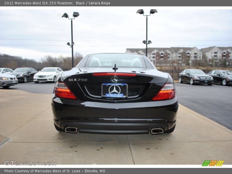 Black / Sahara Beige 2012 Mercedes-Benz SLK 250 Roadster