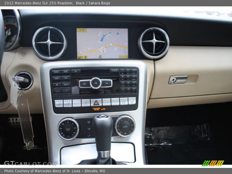 Black / Sahara Beige 2012 Mercedes-Benz SLK 250 Roadster