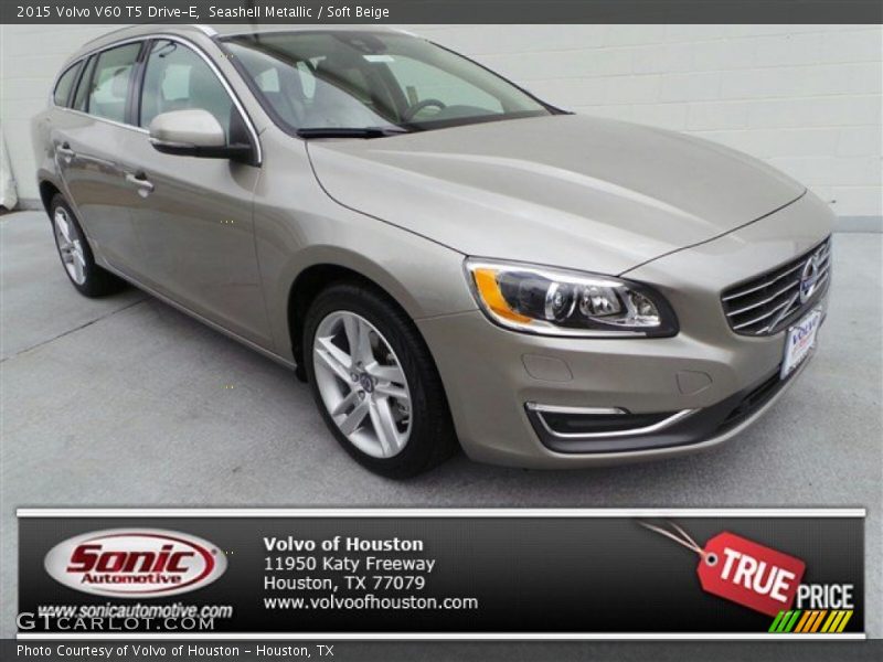 Seashell Metallic / Soft Beige 2015 Volvo V60 T5 Drive-E