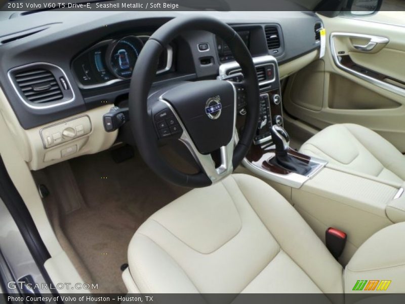  2015 V60 T5 Drive-E Soft Beige Interior