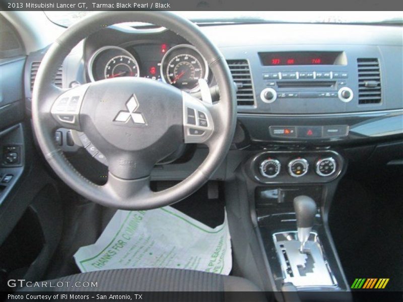 Tarmac Black Pearl / Black 2013 Mitsubishi Lancer GT
